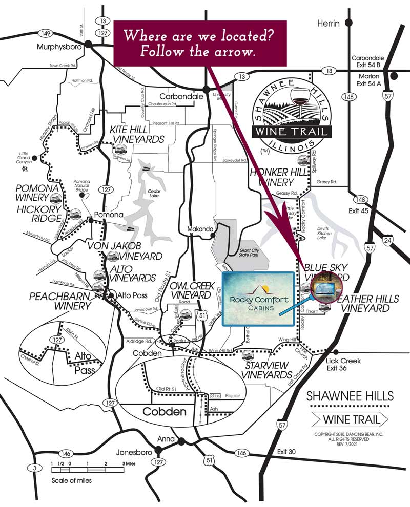 new-map A map of the area with directions to the golf course.